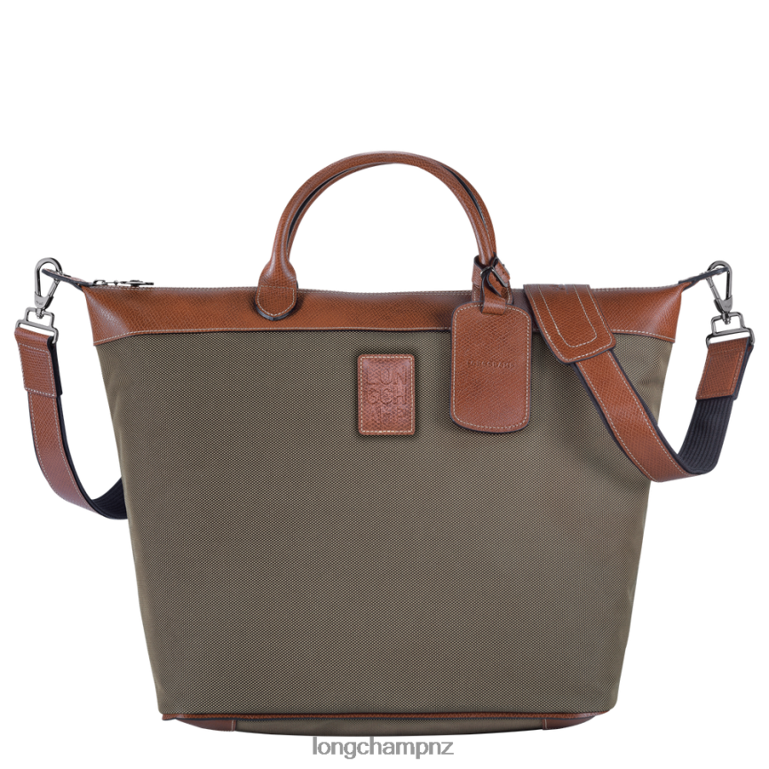 Women Brown Longchamp Boxford Travel bag Bags L06408763