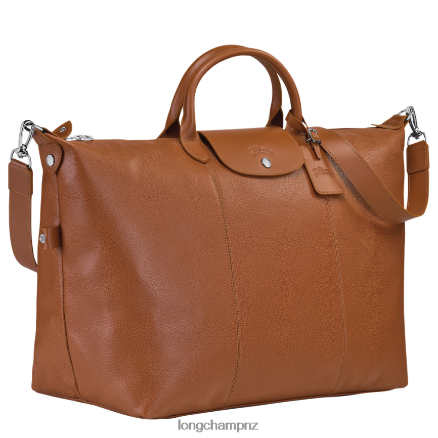 Women Caramel Longchamp Le Foulonne Travel bag Bags L06408829