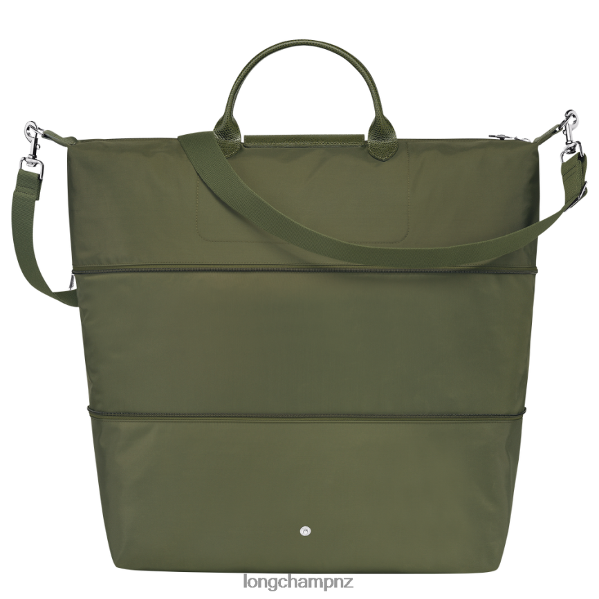 Women Forest Longchamp Le Pliage Green Travel bag expandable Bags L06408801