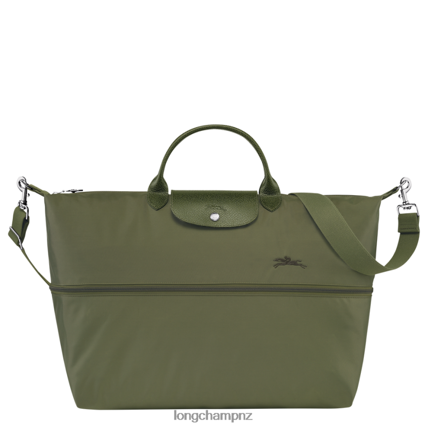 Women Forest Longchamp Le Pliage Green Travel bag expandable Bags L06408801