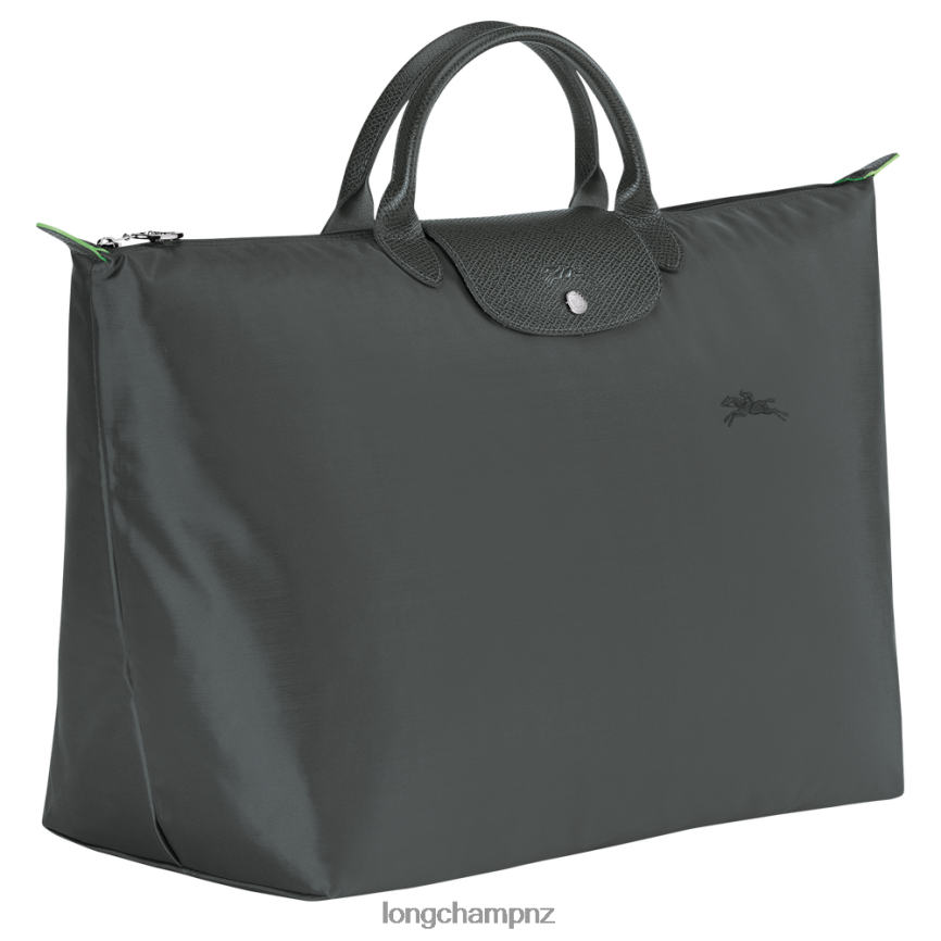 Women Graphite Longchamp Le Pliage Green Travel bag Bags L06408789