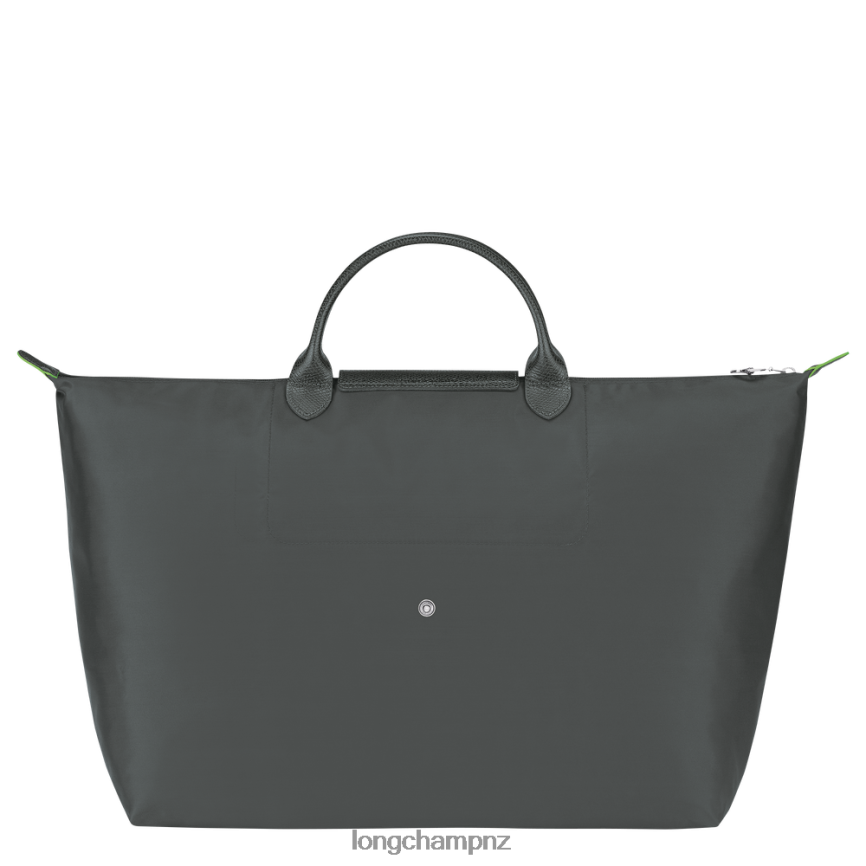 Women Graphite Longchamp Le Pliage Green Travel bag Bags L06408789