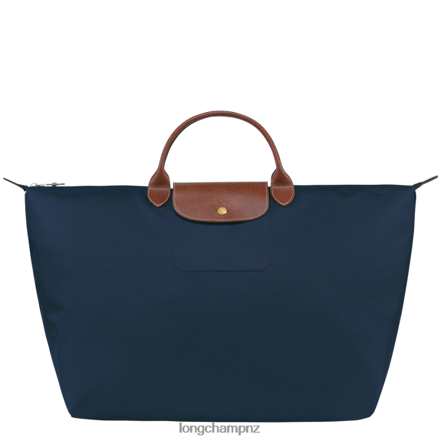 Women Navy Longchamp Le Pliage Original Travel bag Bags L06408808