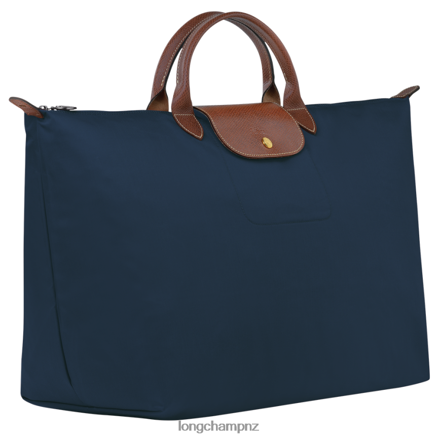 Women Navy Longchamp Le Pliage Original Travel bag Bags L06408808