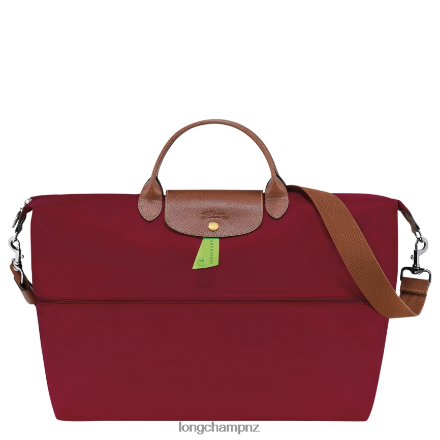 Women Red Longchamp Le Pliage Original Travel bag expandable Bags L06408820