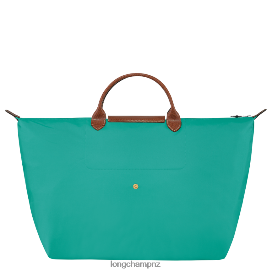 Women Turquoise Longchamp Le Pliage Original Travel bag Bags L06408809