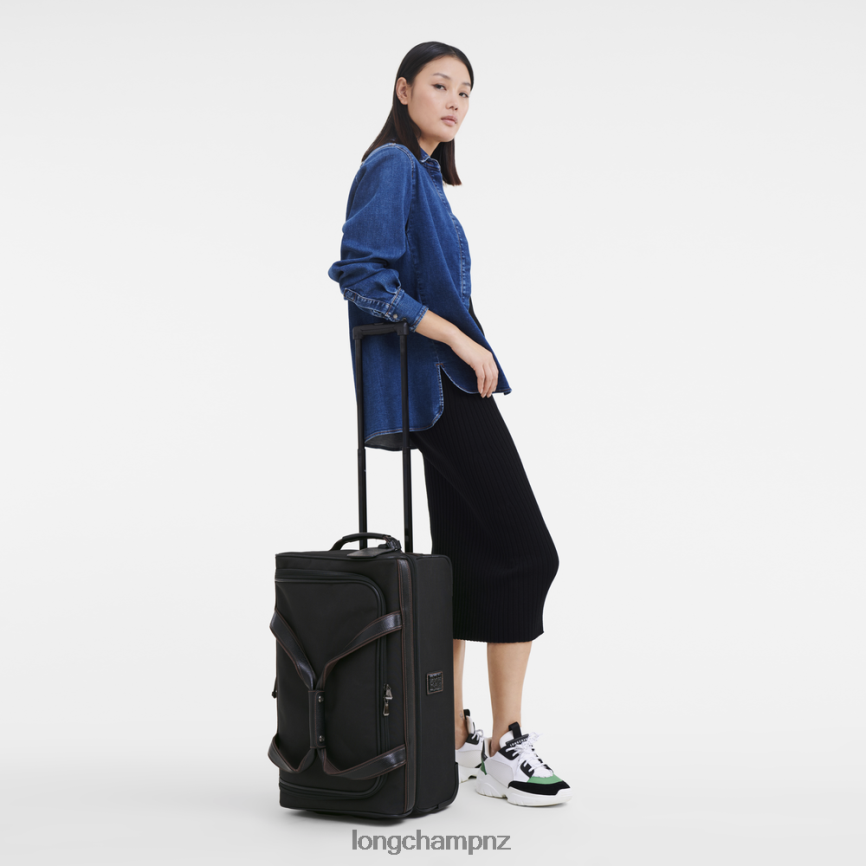 Women Black Longchamp Boxford Travel bag Bags L06408836