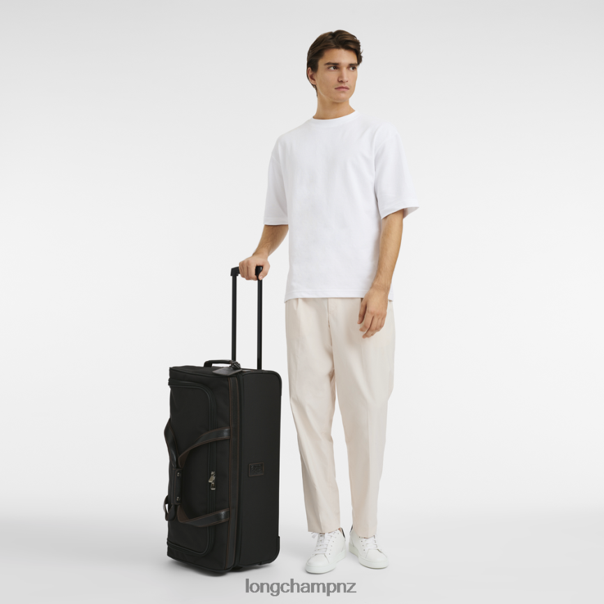 Women Black Longchamp Boxford Travel bag Bags L06408839